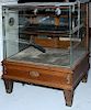 Sheaffer Ink floor display case with original shelf and feet26' x 31' x42. The top glass just sets on side and front glass, "