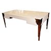 Large Contemporary Painted Desk. Unsigned. Good condition.
