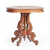 Victorian Walnut Lamp Table