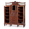 Victorian Mahogany Cabinet and Bookcase