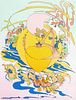 Peter Max "Heart" Lithograph, Signed Edition