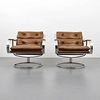 Gardner Leaver Leather Lounge Chairs