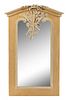 * A Neoclassical Style Painted Overmantel Mirror