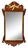 * A George II Parcel Gilt Mahogany Tablet Mirror