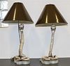 A Pair of Taxidermy Cobra Table Lamps Height overall 37 1/4 inches.