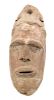 A Group of Oceanic Articles, , a carved wood mask, PAPUA NEW GUINEA, a carved wood and shell club, a group of two wood mortar