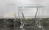 A Lucite Desk and Chair