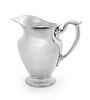 An American Silver Pitcher, Gorham Mfg. Co., Providence, RI, 1973, of baluster form with a C-scroll handle.