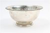 An American Silver Center Bowl, International Silver Co., Meriden, CT, having a gadroon rim and raised on a similarly decorat
