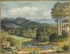 * Artist Unknown, (20th century), Landscape with Ruins
