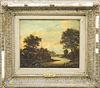 James Stark, (British, 1794-1859), Landscape with Cottage