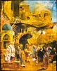 * Artist Unknown, (20th century), Arab Market Scene