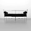 Hollywood Regency Faux Bamboo Settee