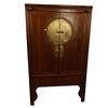 Mid Century Chinese Ming Style 2 Door Wooden Cabinet.
