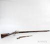 Model 1795 Harpers Ferry Type II Flintlock Musket and a Bayonet