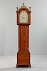 David Wood Cherry Tall Clock