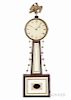 Simon Willard Patent Timepiece or "Banjo" Clock with Signed "Willard & Nolen" Lower Tablet