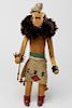 Zuni American Indian Kachina Warrior Mudhead Doll