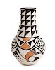 A Lucy Martin Lewis (Acoma, 1898-1992), Polychrome Vase Height 7 inches
