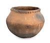 A Taos or Picuris Micaceous Pot Height 6 1/2 x approximate diameter 6 inches