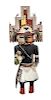 A Hopi Polychrome Kachina Doll Height 17 1/2 inches