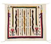 A Navajo Sand Painting Rug 36 x 33 inches