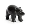 A Northwest Coast Carved Argillite Bear Height 2 3/4 x length 5 inches.
