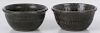 Two Lanier Meaders Stoneware Bowls