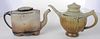 Two Contemporary Art Pottery Teapots