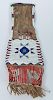 Northern Plains Beaded and Quilled Tobacco Bag