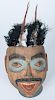 Tlingit Painted Wood Portrait Mask
