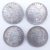 Collection of Four (4) U.S. Morgan Silver Dollars.