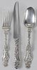 Nine Pieces Whiting Lily Sterling Flatware