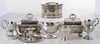 Eight Pieces Silver-Plate
