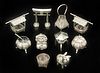 Lot of 13 Chinese silver miniatures