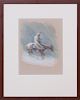 OLAF WEIGHORST (1899-1988): UNTITLED (INDIAN RIDING IN SNOW STORM)