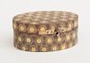NEOCLASSICAL STYLE GILT-METAL INLAID SYNTHETIC HORN BOX