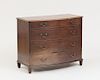 GEORGE III MAHOGANY BOW-FRONTED CHEST OF DRAWERS