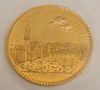 GERMANY, Frankfurt, ducat- sized city view 
gold token, as issued, in case of issue by Hessenberg & Co.