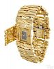 14K yellow gold Baum-Mercier cover watch
