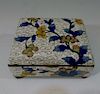 CHINESE ANTIQUE CLOISONNE BOX - 19TH CENTURY