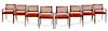 Bernhardt Design, USA, 2006, a group of 8 Clark chairs