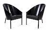 Phillipe Starck (French, b.1949), DRIADE/ALEPH, C.1982, a pair of Costes club chairs
