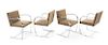 Ludwig Mies van Der Rohe (German/American, 1886-1969), KNOLL, a group of 8 BRNO chairs