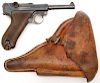 **Early German 1912 Dated Luger Pistol with Holster