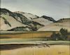Milford Zornes Watercolor, Laguna Canyon, 1962