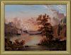 American School, Mid-19th Century      Sunset River Landscape