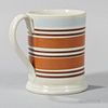 Slip-decorated Pearlware Half-pint Mug