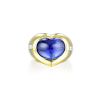 A Ceylon Sapphire Heart Ring