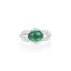 An Art Deco-Style Emerald and Diamond Ring